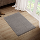Olliix by Madison Park Camdyn Grey 4x6' Super Soft Polyester Shag Area Rug-2