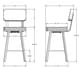 Amisco Brixton Swivel Counter Stool-1