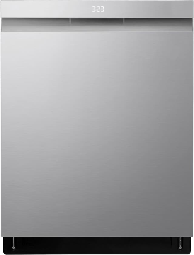 Front view of the LG top control dishwasher