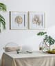 A & B Home Zola 2-Piece Gold/White Botanical Wall Art Set-5
