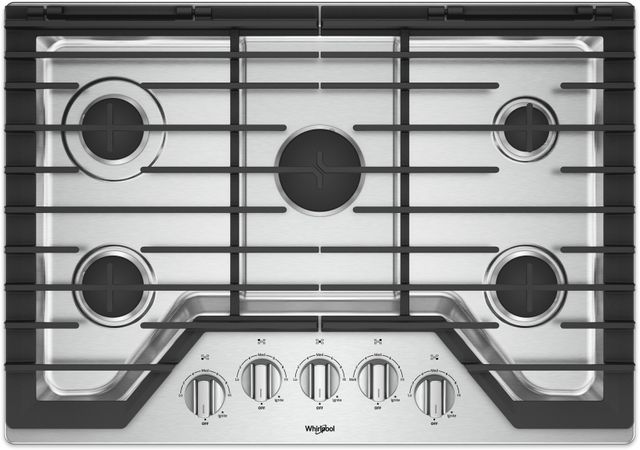 Whirlpool 30 Gas Cooktop Stainless Steel Wcg77us0hs Manhattan