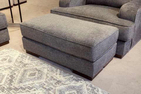 Signature Design by Ashley® Lessinger Pewter Ottoman-0