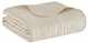 Olliix by Madison Park Cream Tuscany Oversized Quilted Throw with Scalloped Edges-1