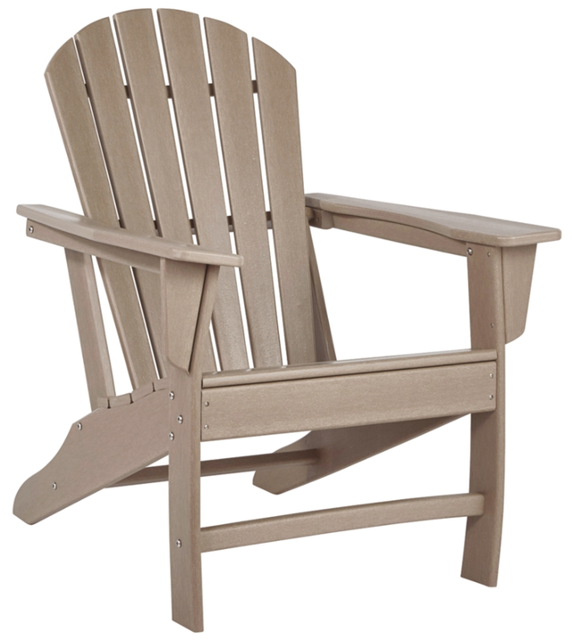 Signature Design by Ashley® Sundown Treasure Driftwood Adirondack Chair and End Table-1
