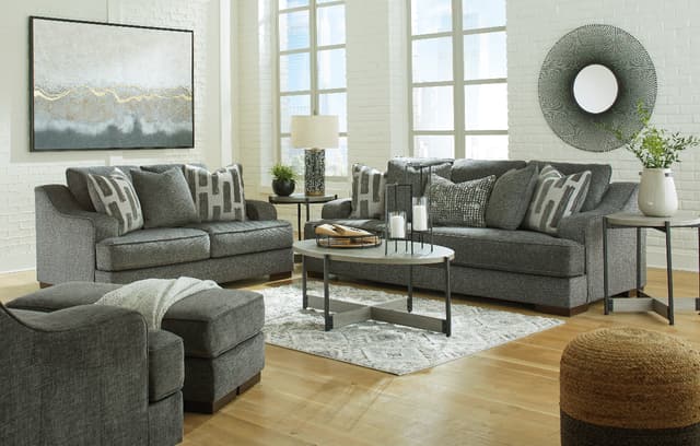 Signature Design by Ashley® Lessinger Pewter Chair & 1/2-1