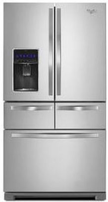 Whirlpool 26 0 Cu Ft French Door Refrigerator Monochromatic
