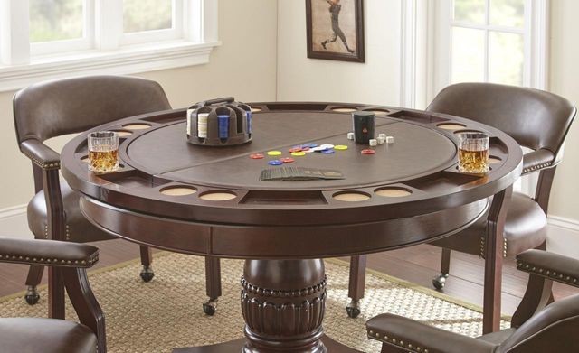 Steve Silver Co Tournament 48 Game Table Tu5050 Roby S Furniture Appliance - Steve Silver Tournament Cherry 5pc Dining Game Table Set Steve Silver Co Tournament 48 Game Table Tu5050 Roby S Furniture Appliance - Steve Silver Tournament Cherry 5pc Dining Game Table Set