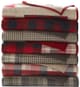 Olliix by Woolrich Taupe Winter Plains Quilted Throw Blanket-2