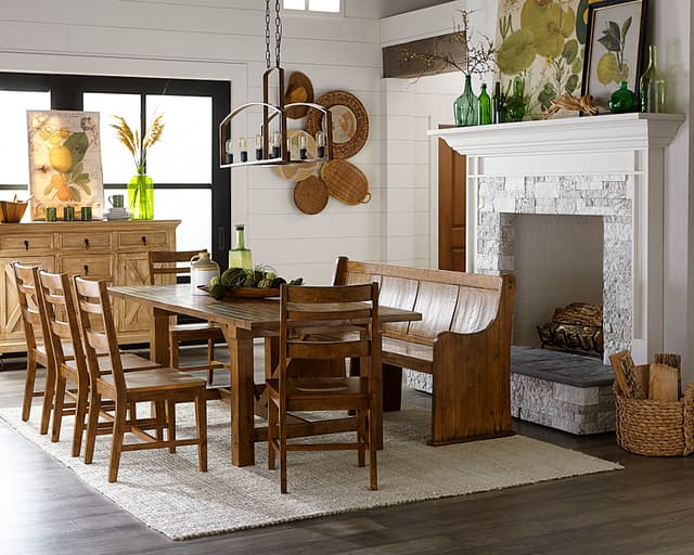 Progressive® Furniture Wilder Heritage Pine Dining Table-4