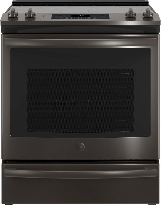 Ge 30 Slide In Electric Convection Range Black Stainless 30 Slide In Electric Convection Range