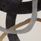 Olliix by Madison Park Moving Midas 2 Piece Black Abstract Gold Foil Framed Canvas Set-1