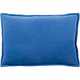 Surya Cotton Velvet Dark Blue 18"x18" Pillow Shell with Polyester Insert-1