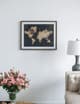 A & B Home Black/Gold Farnell Wall Art-4