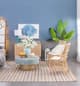 A & B Home Blue/White Rectangular Abstract Tree Wall Art-5