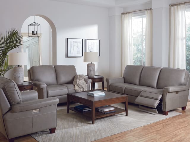 Club Level by Bassett® Dixon Power Reclining Sofa-4