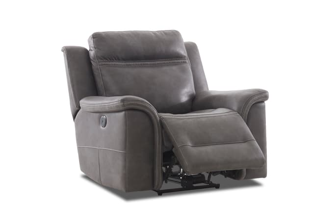 Klaussner® Huxley Domanic Charcoal Power Recliner-1