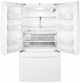 GE® 36" 27.0 Cu. Ft. White French Door Refrigerator-1
