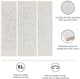 Olliix by Madison Park White Set of 3 White Mandala 3D Embellished Canvas Set-4