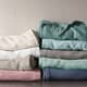 Olliix by Madison Park Egyptian Cotton Light Blue Full/Queen Blanket-4