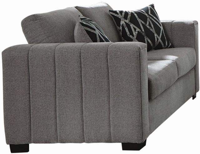 Coaster Elevations Layton Upholstered Grey Loveseat 508902