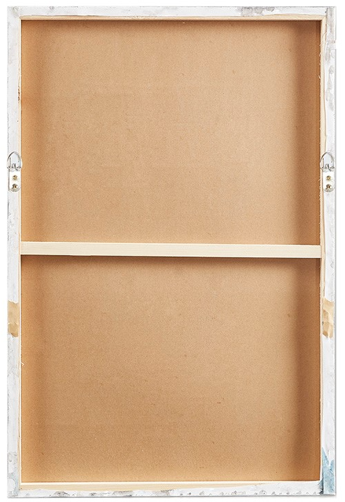 Olliix by Madison Park Charcoal Leaf Charcoal/Gold Heavy Textured Canvas with Gold Foil Embellishment-3