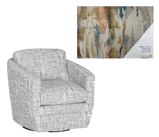Jonathan Louis Masterpiece Turneric Accent Chair-0