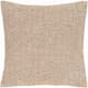Surya Leif Cream/Taupe 20"x20" Pillow Shell with Polyester Insert-0
