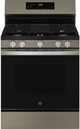 GE® 30'' Fingerprint Resistant Slate Freestanding Gas Range-0