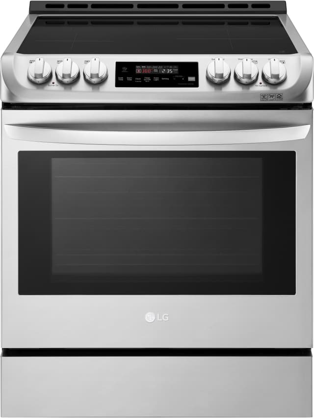 Credit: LG Front view of the LG LSE4616ST induction range