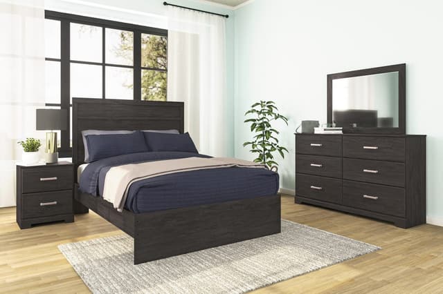 Signature Design by Ashley® Belachime Black Queen Bedroom Set-3