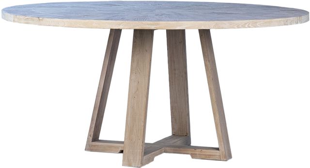 Dovetail Furniture Merrick Natural Elm Sandblasted And Sealed