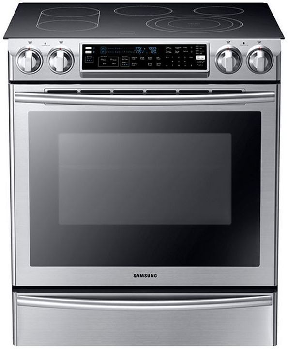 Samsung 30 Slide In Electric Range Stainless Steel Ne58f9710ws Samsung 30 Slide In Electric Range