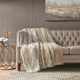 Olliix by Madison Park Zuri 1 Sand Oversized Faux Fur Throw-1