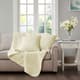 Olliix by Madison Park Quebec 2 Yellow 20"x20" Quilted Square Pillow Pair-2