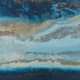 Olliix by Madison Park Blue Set of 5 Midnight Tide Blue Gel Coat Canvas-3