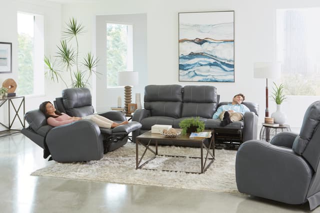 Catnapper® Angelo Power Reclining Lay-Flat Sofa with Power Headrest-3