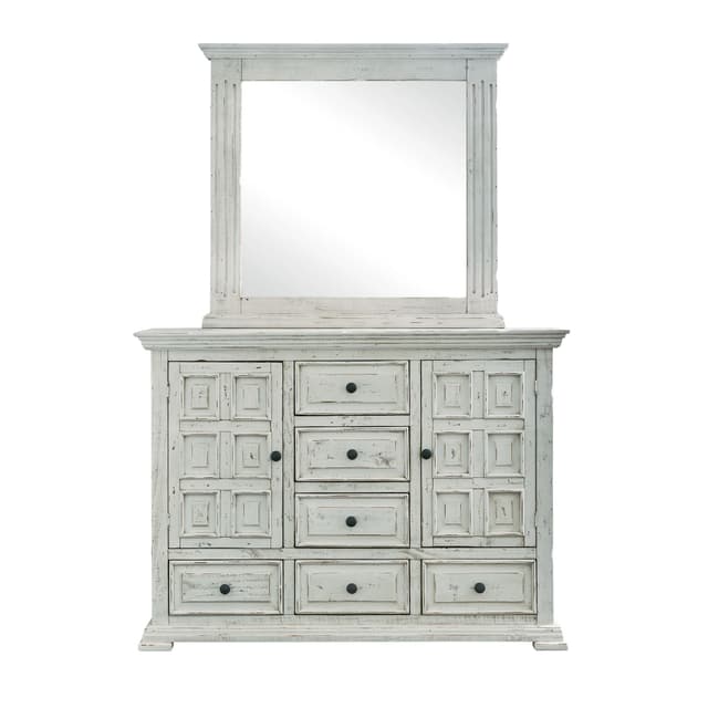 Elements International Olivia Dresser and Mirror-0