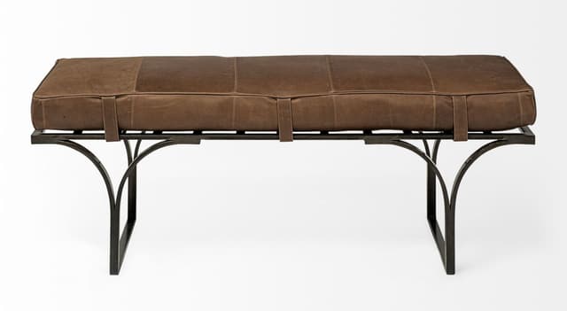 Mercana Jessie Leather Bench-1