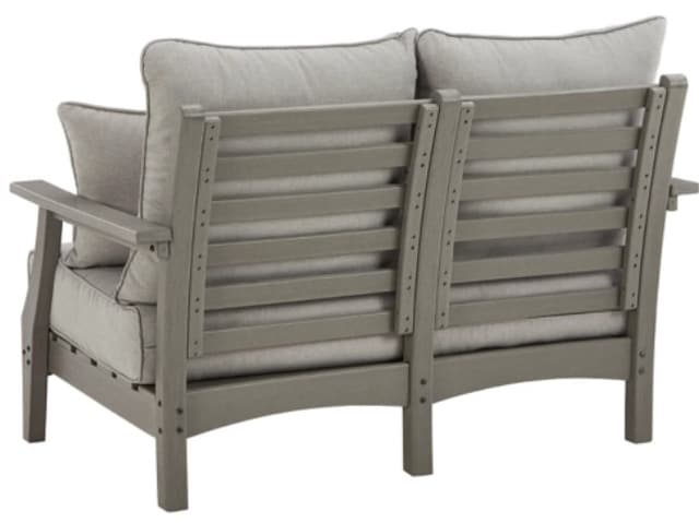 Signature Design by Ashley Signature Design by Ashley® Visola Gray Sofa & Loveseat with Cushion-2
