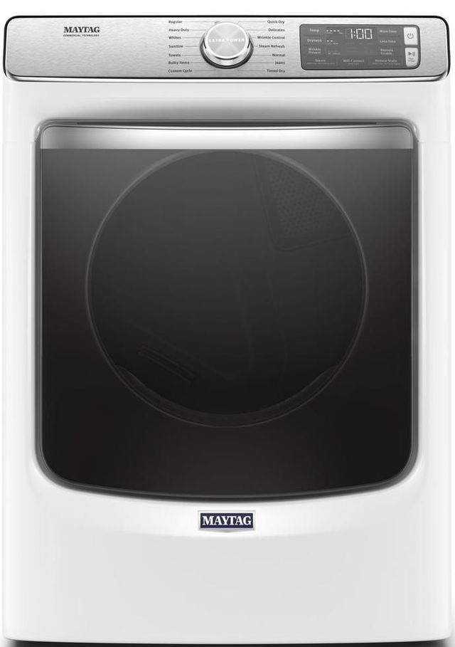 Maytag® 7.3 Cu. Ft. White Front Load Gas DryerMGD8630HW Frank's