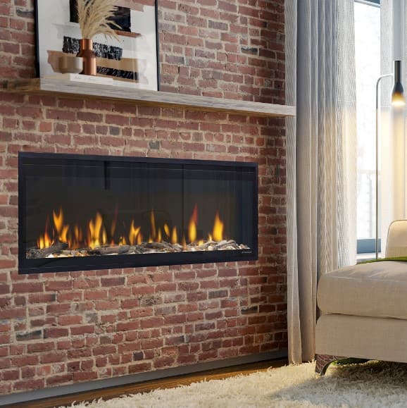 Dimplex® Ignite® Evolve Black 60'' Linear Electric Fireplace-4