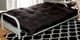 Furniture of America® Plosh Black 8" Futon Mattress with Inner Spring-0