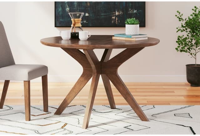 Signature Design by Ashley® Lyncott Brown Dining Table & 4 Upholstered Chairs-3