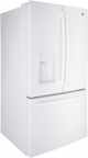 GE® 36" 25.6 Cu. Ft. High-Gloss White Freestanding French Door Refrigerator-3