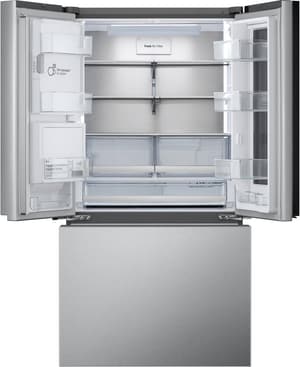 LG Smart Cooling Refrigerator with open French doors