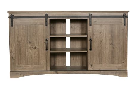 Perdue Woodworks 62" Weathered Gray Ash TV Entertainment Console-0