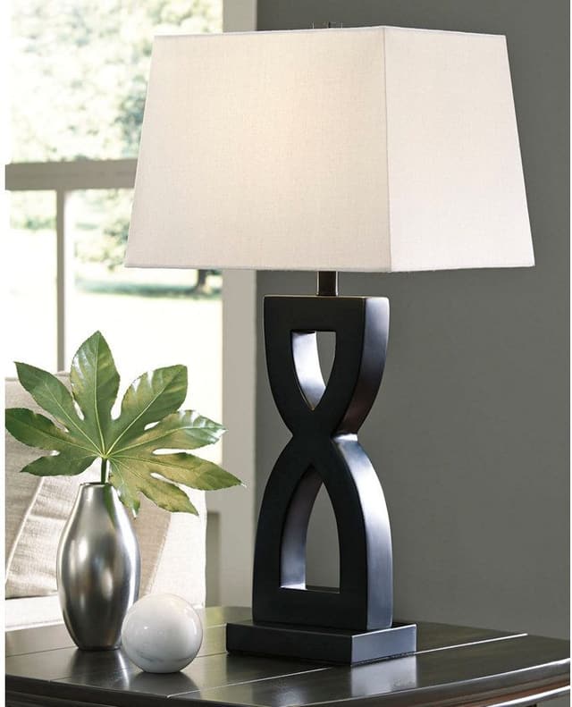 Signature Design by Ashley® Amasai Black Table Lamp-2