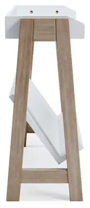 Signature Design by Ashley® Blariden White/Tan Accent Shelf-4