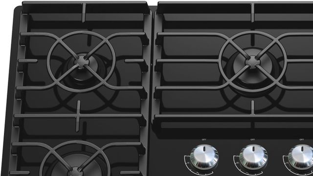 Kitchenaid Architect Series Ii 36 44 Black Gas Cooktop