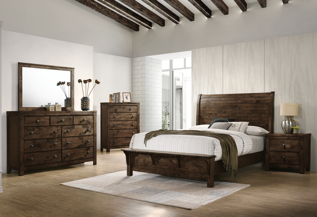 New Classic® Furniture Blue Ridge Rustic Gray Dresser and Mirror-4